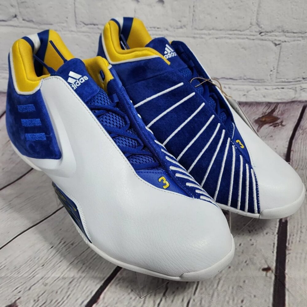 Adidas TMAC 3 Restomod Basketball Shoes Men Athletic Sneakers White Blue